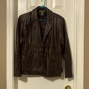 Mountain Lake faux leather blazer style jacket